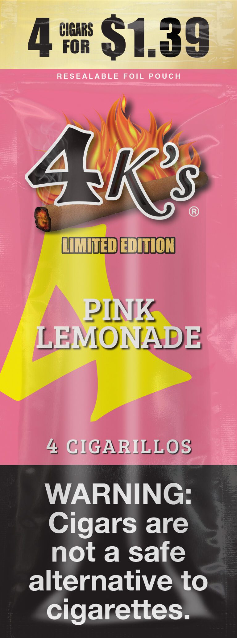 retro 4 lemonade pink
